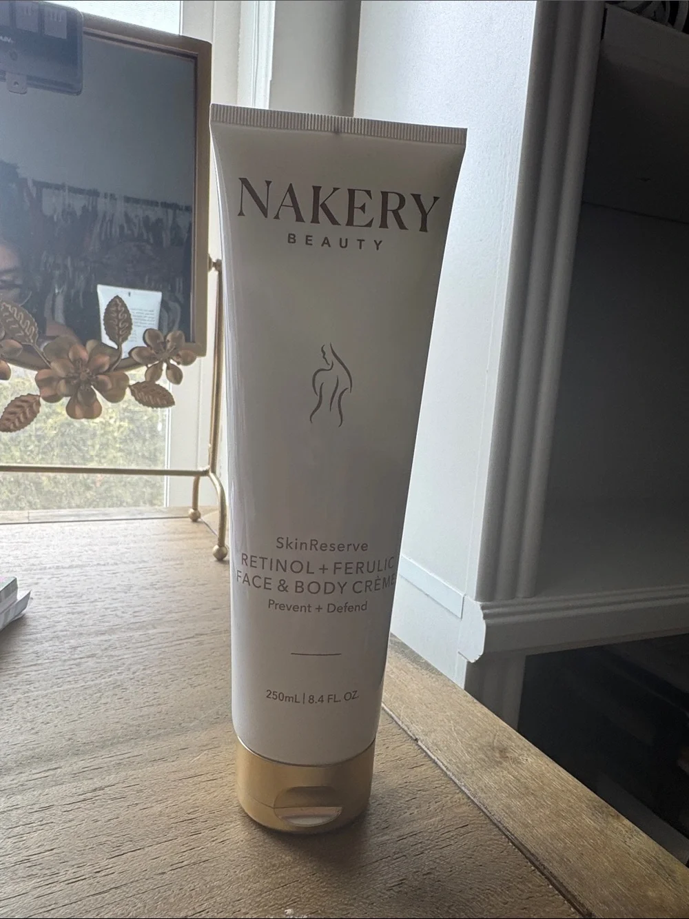 Nakery SkinReserve Retinol + Ferulic Face & Body Crème – 250 mL / 8.4 fl oz